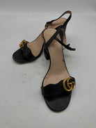 Pre-Owned Gucci Black Size 38 Block Heel Heels | True Fashionistas.