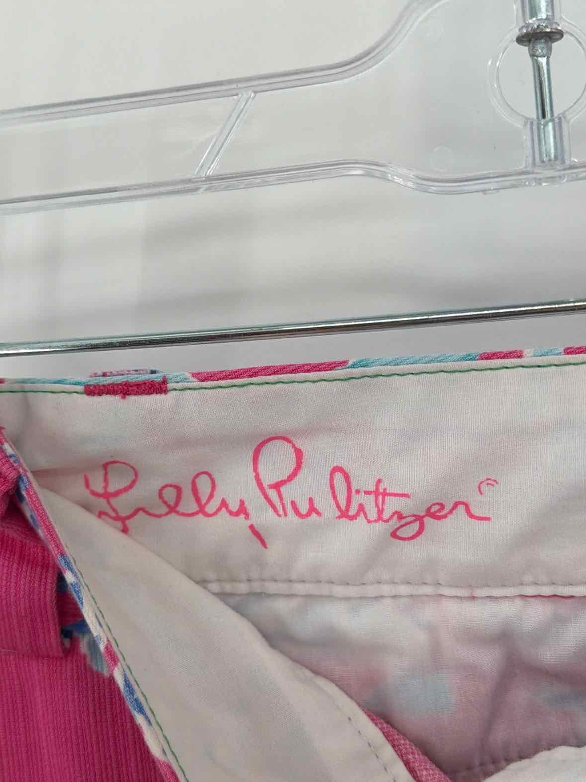 Pre-Owned Lilly Pulitzer Pink Size 00 Printed Shorts | True Fashionistas.