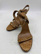 Pre-Owned Prada Tan Size 7 Strappy Heels | True Fashionistas.