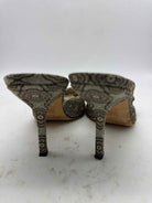 Pre-Owned Jimmy Choo Grey Size 10 Mule Heels | True Fashionistas.