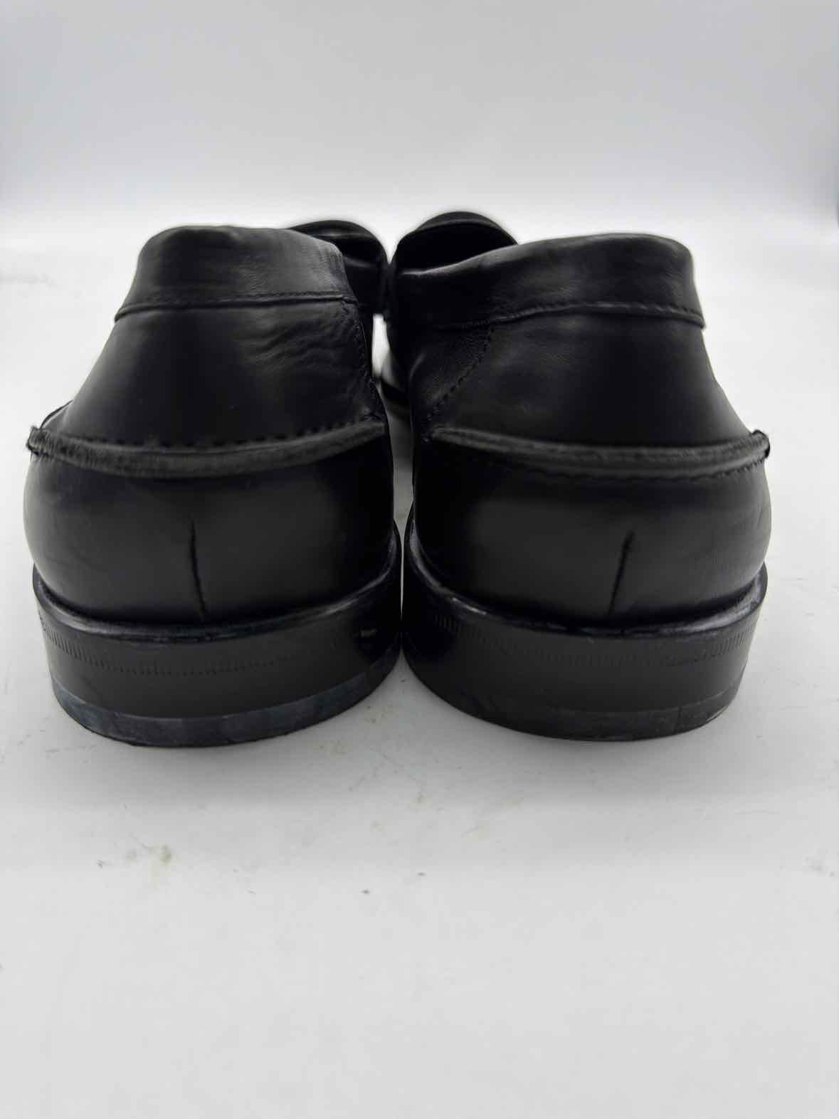 Pre-Owned Salvatore Ferragamo Black 9.5 Slip On Men's Dress Shoes | True Fashionistas.