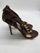 Pre-Owned Jimmy Choo Brown Size 9 Strappy Heels | True Fashionistas.