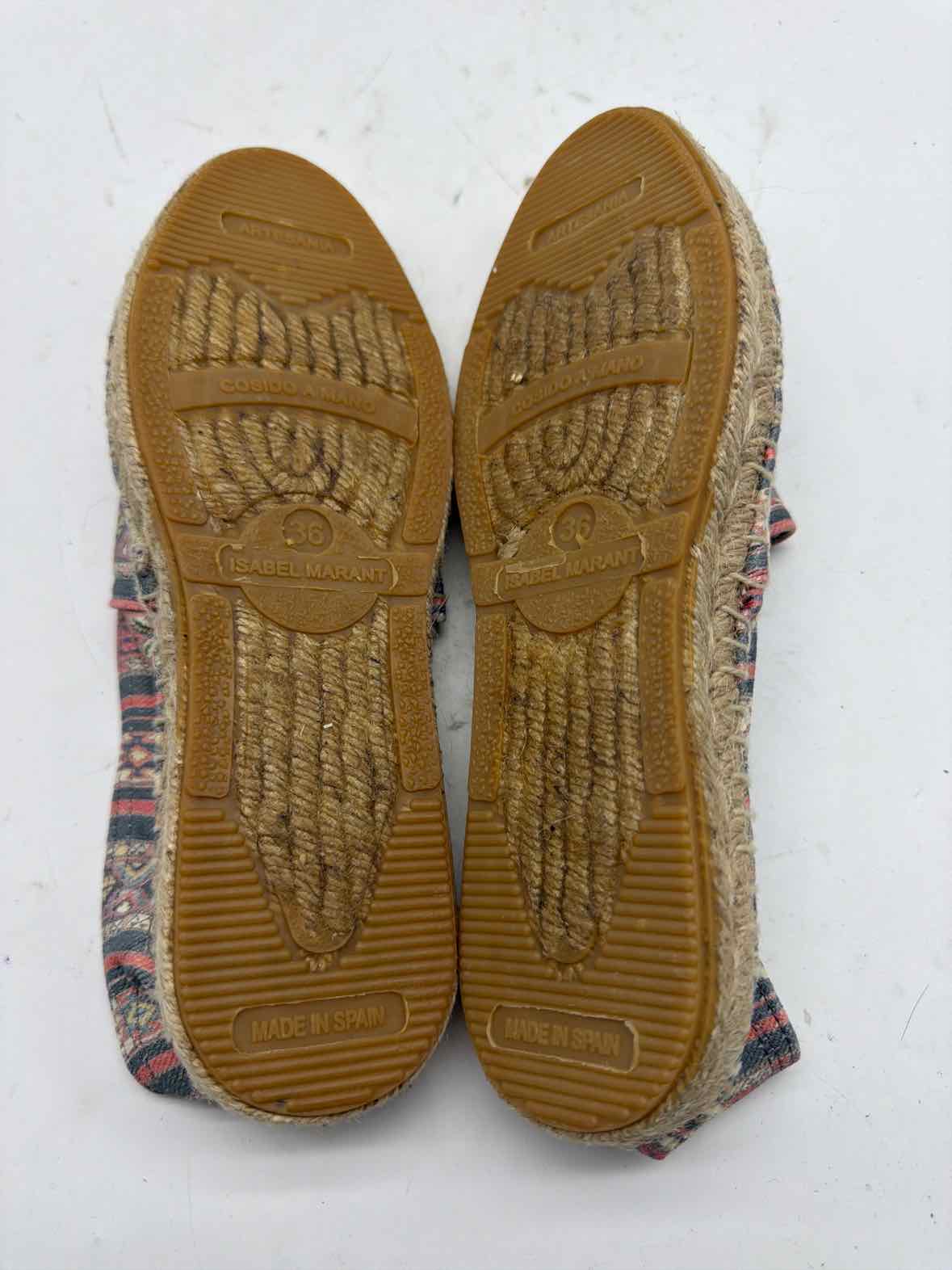 Pre-Owned Isabel Marant Blue Size 36 Espadrille Flats | True Fashionistas.