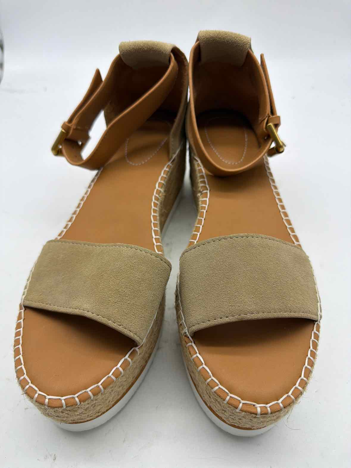 Pre-Owned See By Chloe Tan Size 11 Espadrille Sandals | True Fashionistas.