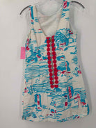 Pre-Owned Lilly Pulitzer White Size 0 Short Sleeveless Dress | True Fashionistas.