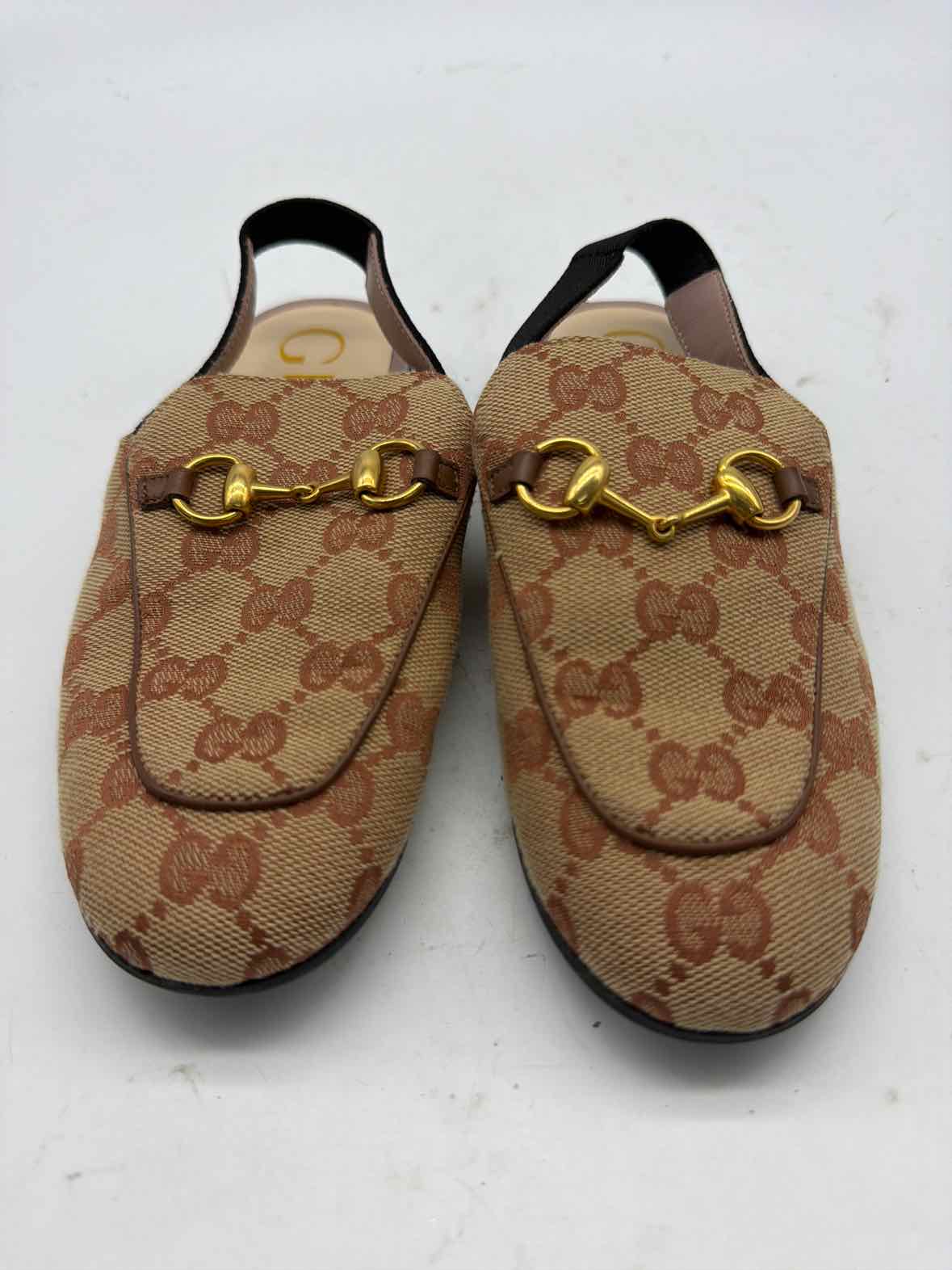 Pre-Owned Gucci Tan Child Size 31 Size 31 Child Shoe Size 31 Girl's Shoes | True Fashionistas.