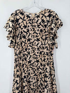 Pre-Owned Ulla Johnson Black Size 12 Long Short Sleeve Dress | True Fashionistas.