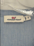 Pre-Owned Vineyard Vines Blue Size 0 Stripe Tunic Blouse | True Fashionistas.