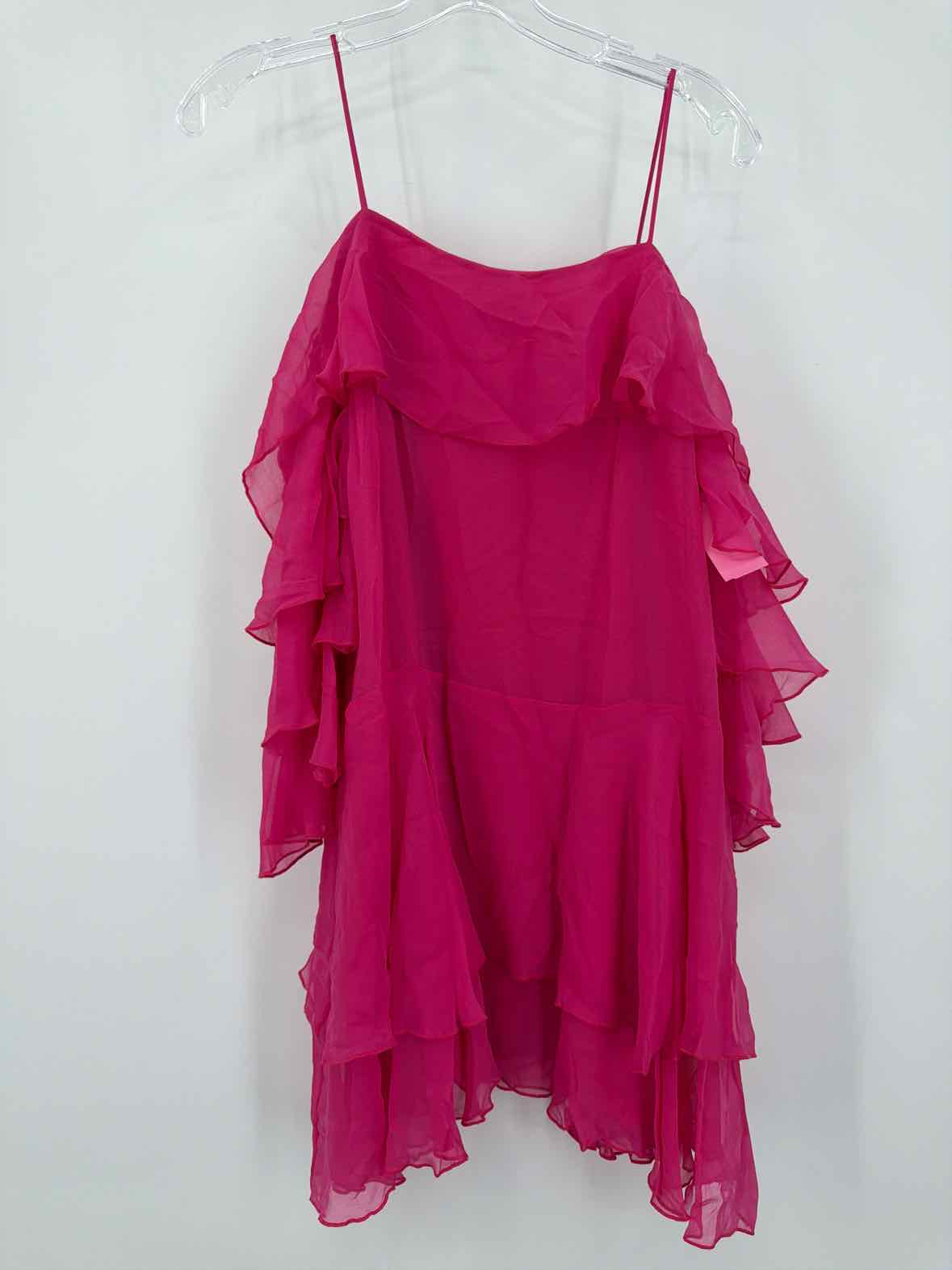 Pre-Owned Alice + Olivia Pink Size 0 Short Sleeveless Dress | True Fashionistas.