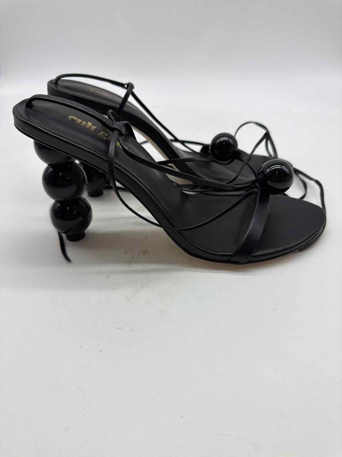 Pre-Owned Cult Gaia Black Size 36.5 Strappy Heels | True Fashionistas.