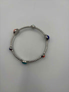 Rj Graziano Silver Bangle Bracelet | True Fashionistas.