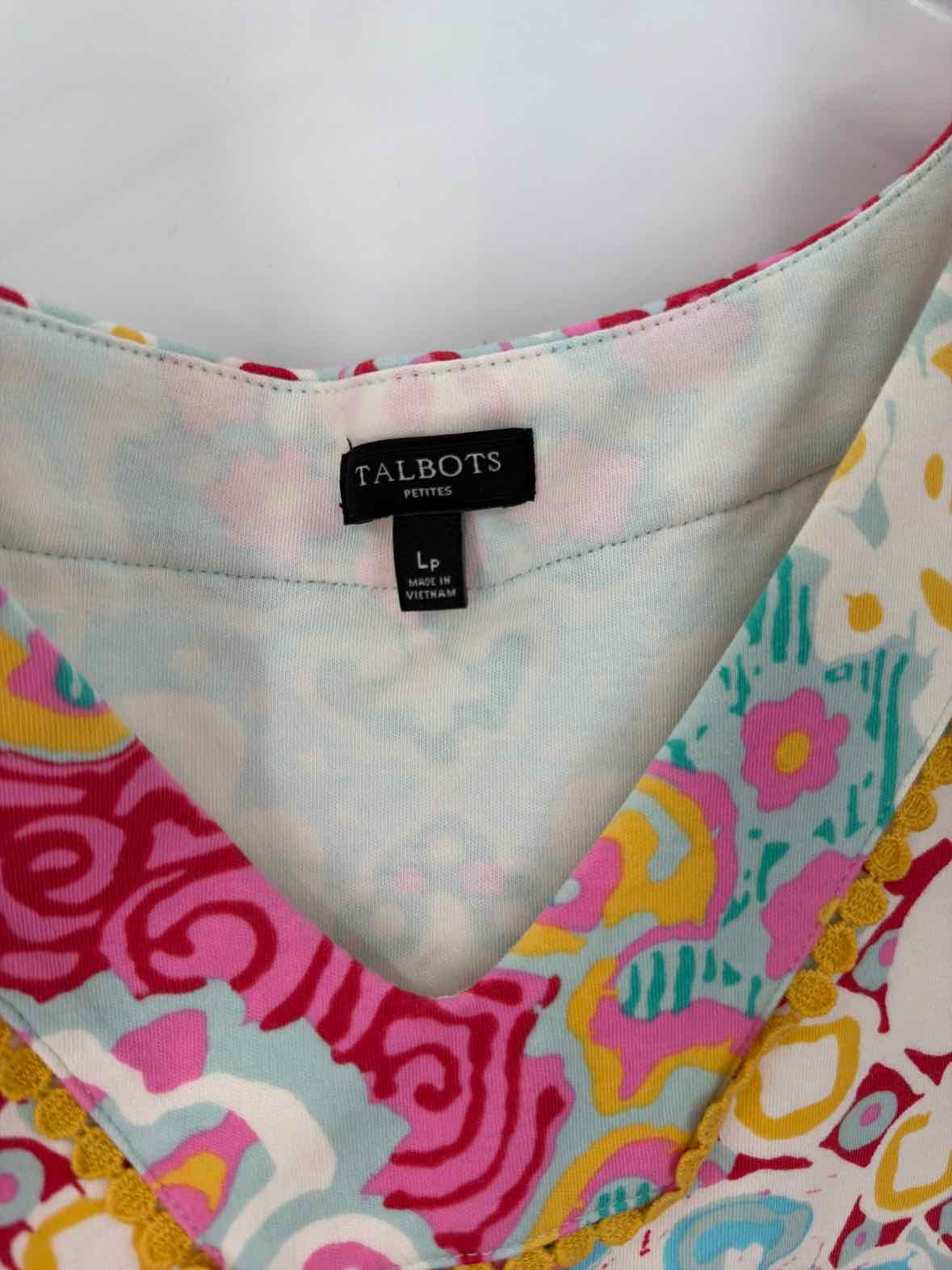 Pre-Owned Talbots Blue Size Large Short Sleeveless Dress | True Fashionistas.