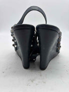 Pre-Owned Balenciaga Navy Size 6 Wedge Heels | True Fashionistas.