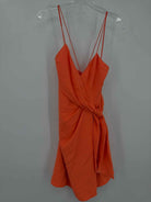 Pre-Owned Alice + Olivia Orange Size 6 Short Sleeveless Dress | True Fashionistas.