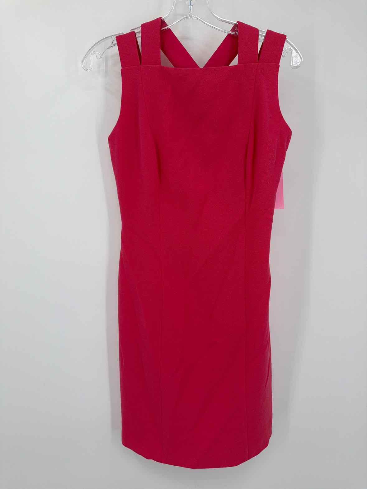 Pre-Owned Boss Pink Size 6 Short Sleeveless Dress | True Fashionistas.