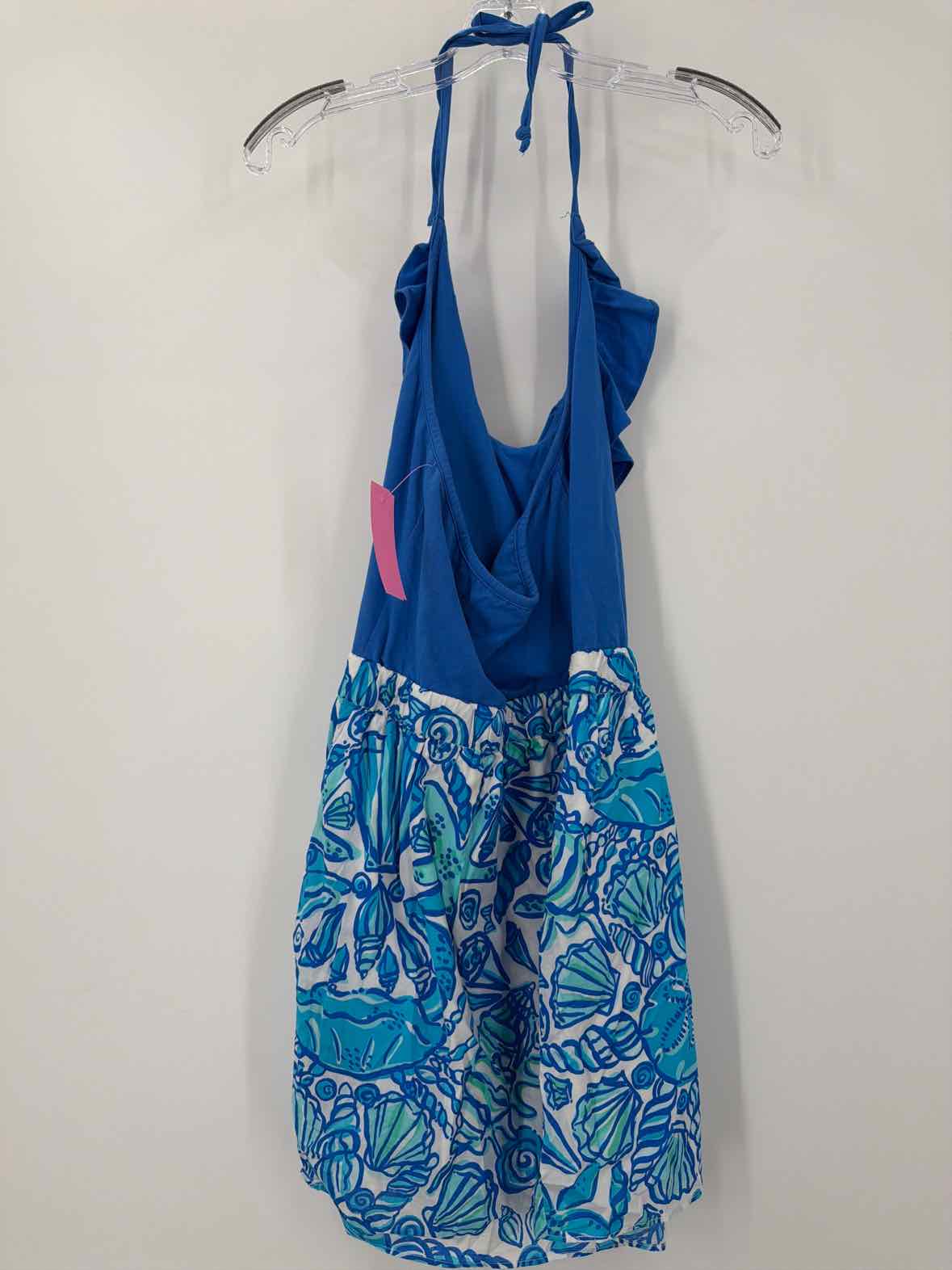Pre-Owned Lilly Pulitzer Blue Size XS Short Sleeveless Dress | True Fashionistas.