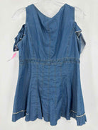 Pre-Owned Lace Blue Size Large Blouse | True Fashionistas.