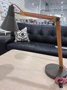Metal & Wood Desk Accent Lamp | True Fashionistas.