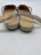 Pre-Owned Eugenia Kim Ivory Size 39 Slingback Sandals | True Fashionistas.