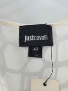 Pre-Owned Just Cavalli White Size 42 Blouse | True Fashionistas.