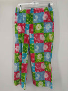 Pre-Owned Lilly Pulitzer Blue Size 6 Vintage Printed Pants | True Fashionistas.