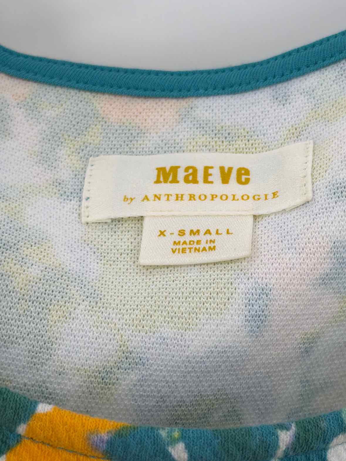 Pre-Owned Maeve Blue Size XS Tank Top | True Fashionistas.