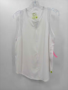 Lucky In Love White Size Large Athletic Tank | True Fashionistas.