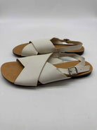 Pre-Owned VagaBond Ivory Size 37 Slingback Sandals | True Fashionistas.