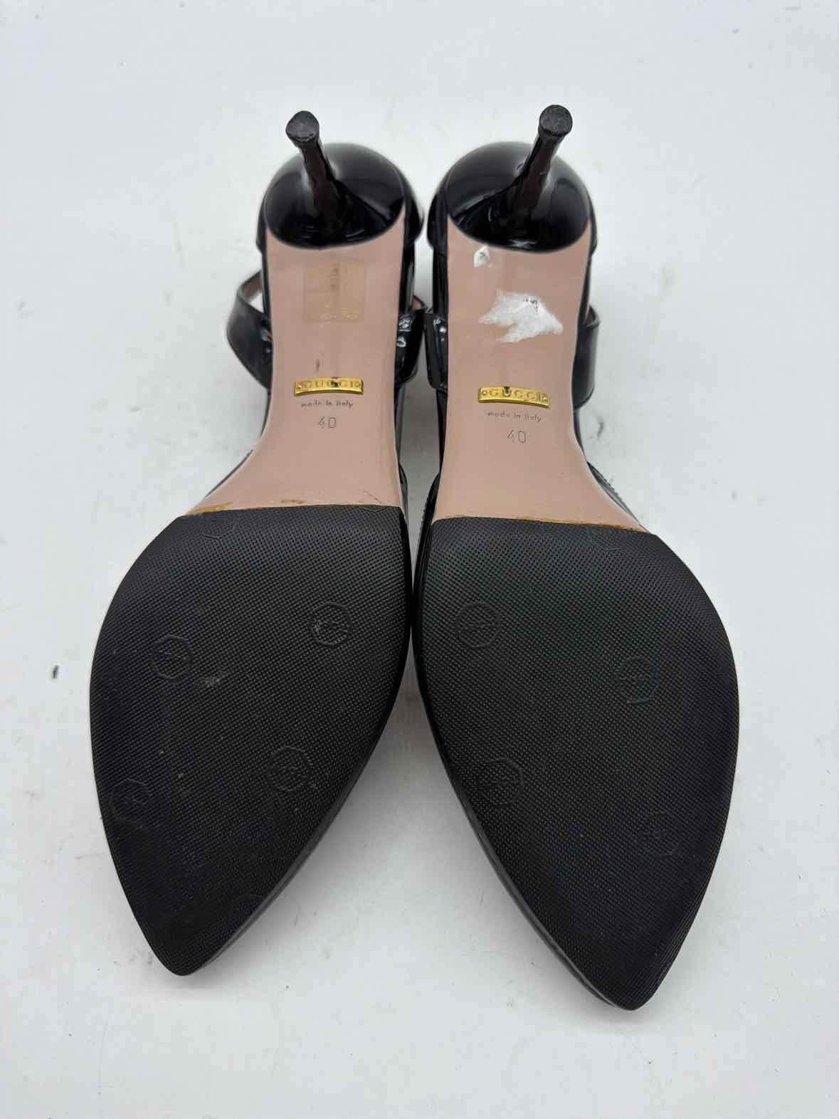 Pre-Owned Gucci Black Size 10 D'orsay Heels | True Fashionistas.