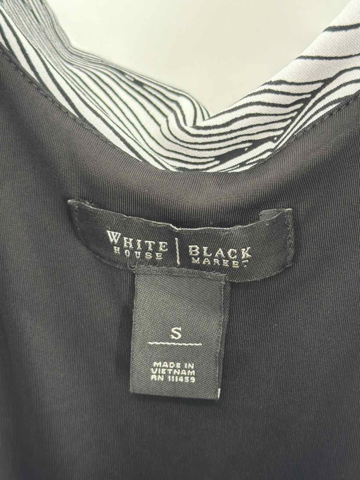 Pre-Owned WHBM Black Size Small Short Sleeveless Dress | True Fashionistas.