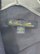 Pre-Owned Brooks Brothers Navy Size 10 Stripe Button Down | True Fashionistas.