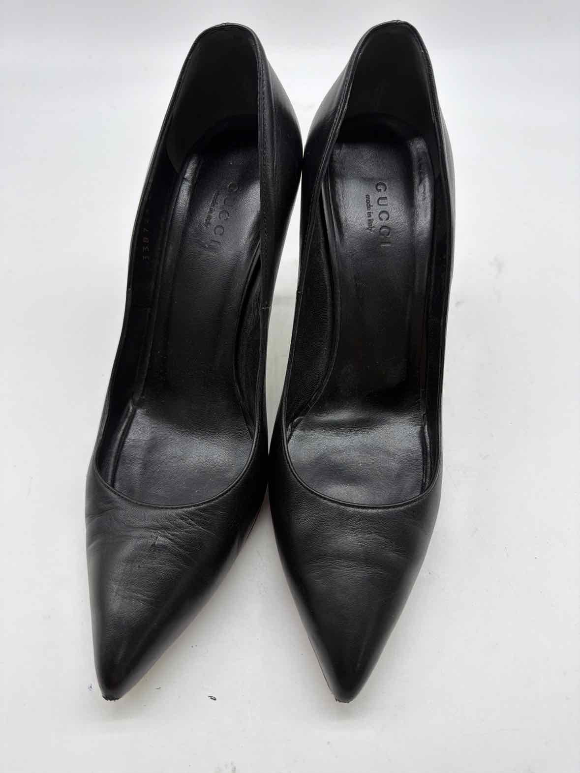 Pre-Owned Gucci Black Size 37 Pump Heels | True Fashionistas.