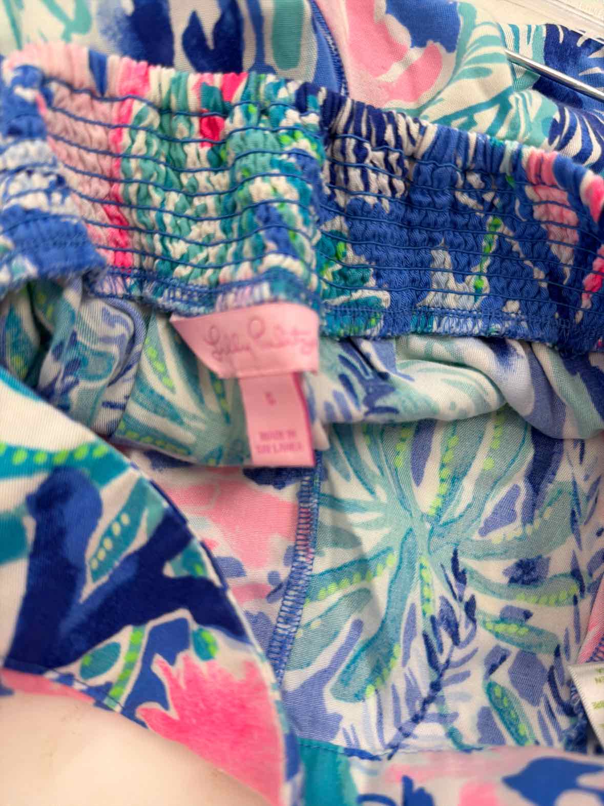 Pre-Owned Lilly Pulitzer Blue Size Small Printed Shorts | True Fashionistas.