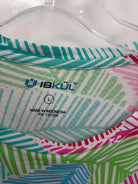 Ibkul Blue Size Large Athletic Long Sleeve | True Fashionistas.
