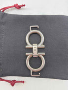 Salvatore Ferragamo Silver Belt Buckle | True Fashionistas.