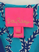 Pre-Owned Lilly Pulitzer Blue Size 00 Short Long Sleeve Dress | True Fashionistas.