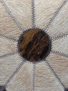 Brown & Black Faux Fur & Leather Pillow | True Fashionistas.