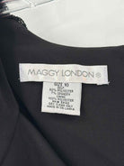 Pre-Owned Maggy London Black Size 10 Short Sleeveless Dress | True Fashionistas.