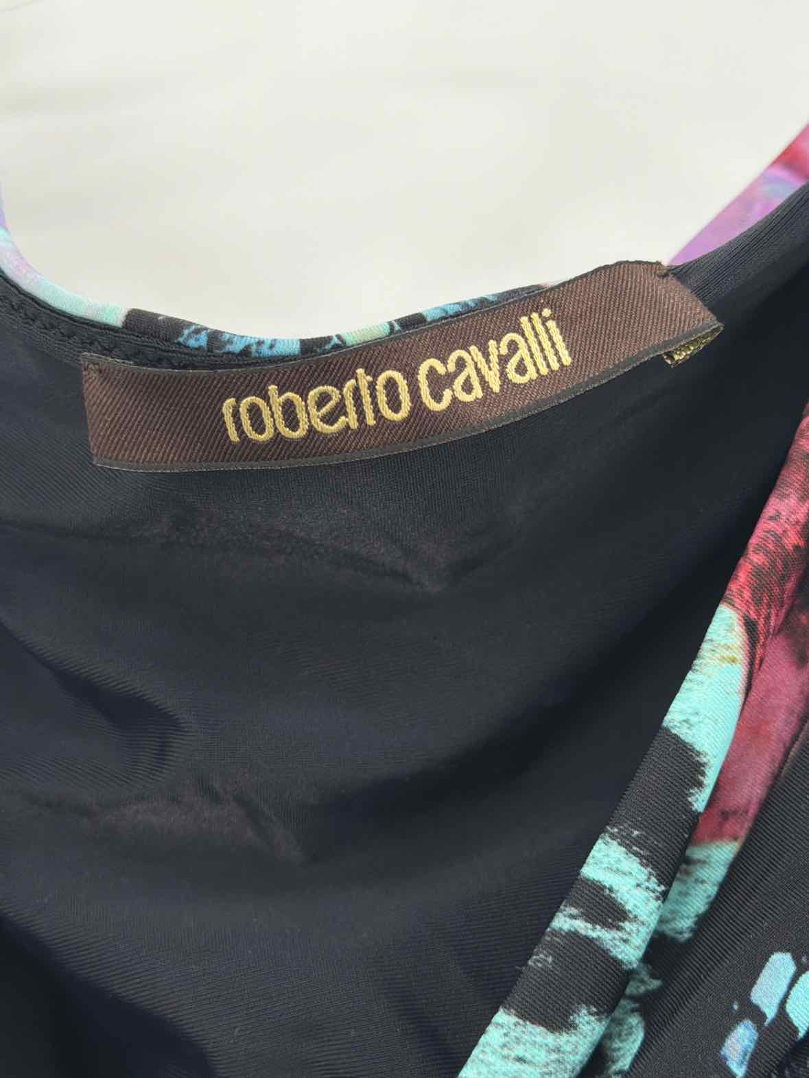 Pre-Owned Roberto Cavalli Black Size 42 Short Sleeveless Dress | True Fashionistas.