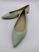 Pre-Owned Jimmy Choo Blue Size 36 Slip On Flats | True Fashionistas.