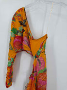 Pre-Owned Farm Rio For Anthropologie Orange Size Medium Long Sleeveless Dress | True Fashionistas.