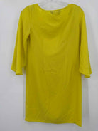Pre-Owned Dorothy Perkins Yellow Size 4 Short Long Sleeve Dress | True Fashionistas.