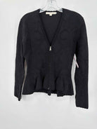 Pre-Owned Jonathan Simkhai Black Size Medium Cardigan Sweater | True Fashionistas.