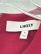 Pre-Owned Likely Red Size 2 Short Sleeveless Dress | True Fashionistas.