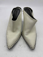 Pre-Owned Alexander Wang White Size 6 Mule Heels | True Fashionistas.