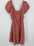Pre-Owned Jessica Simpson Red Size Large Short Short Sleeve Dress | True Fashionistas.