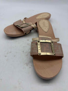 Pre-Owned Fendi Pink Size 6.5 Wood Slide Sandals | True Fashionistas.