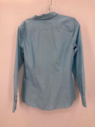Pre-Owned Brooks Brothers Blue Size 10 Stripe Button Down | True Fashionistas.