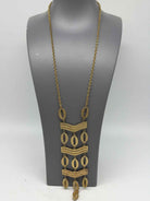 Stella & Dot Gold Tone Chandelier Long Necklace | True Fashionistas.