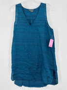 Pre-Owned Vince Blue Size Medium Tank Top | True Fashionistas.